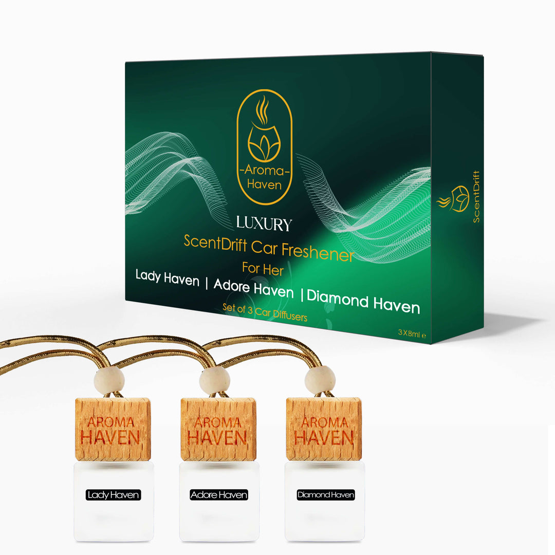 Car Hanging Aroma Diffuser For Her | Set of 3 - Aroma Haven