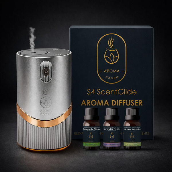 S4 ScentGlide Waterless Diffuser With Oils Set