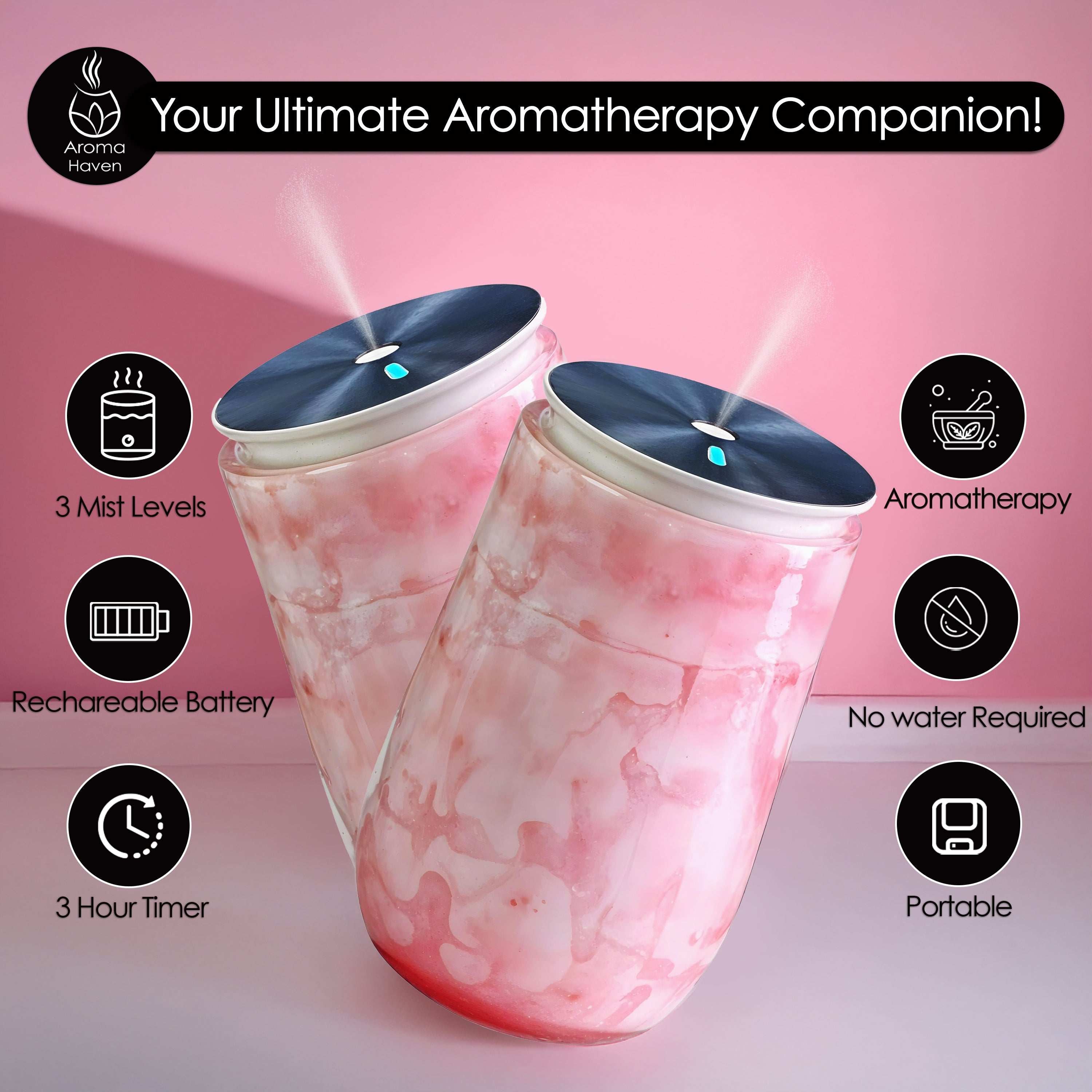 S5 LuxEssence Waterless Diffuser With Inspired Fragrance For Her - Aroma Haven