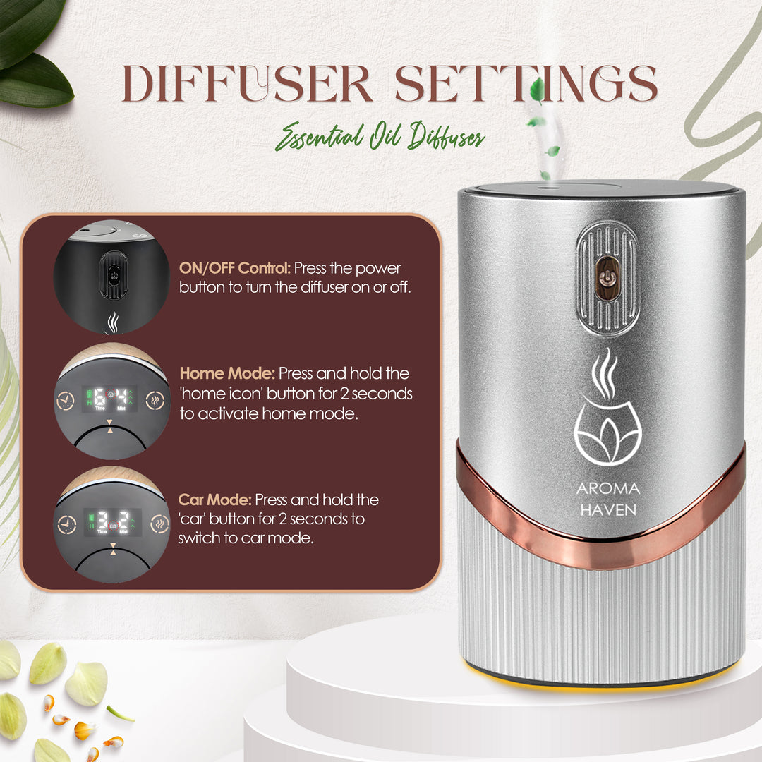 S4 ScentGlide Waterless Diffuser Silver