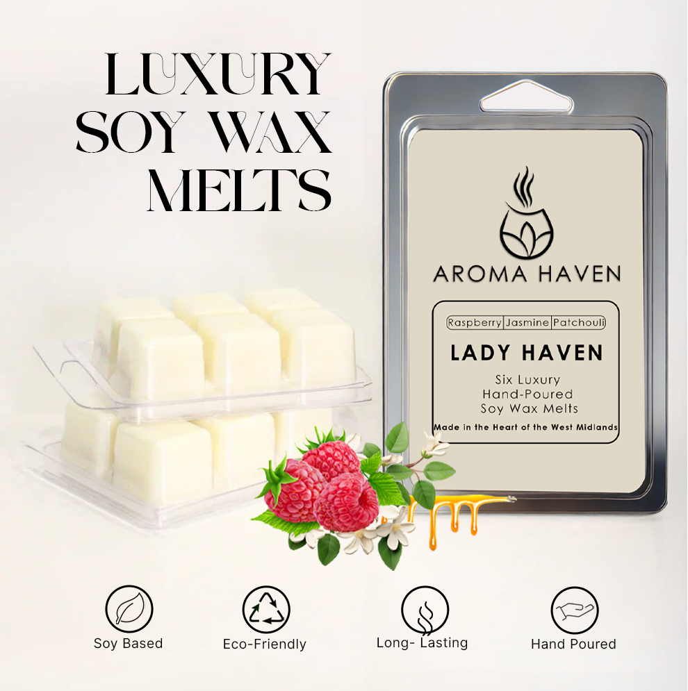 Luxury Floral Soy Wax Melt Collection – Diamond, Lady & Adore Haven