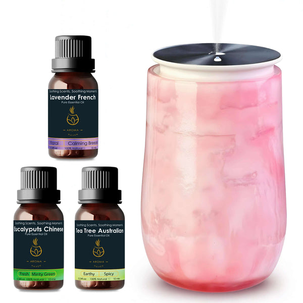S5 Waterless Diffuser LuxEssence With Essential Oils - Aroma Haven