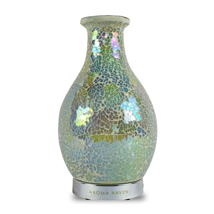 Aromatherapy Round Pearl  mosaic diffuser, featuring a unique design to elevate any room's ambiance with soothing scents.