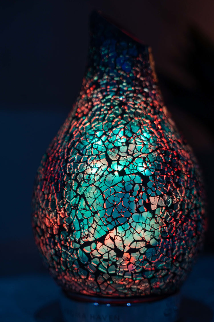 Blue Diffuser Panel Calm Your Space with S1 Round Blue Diffuser | Aroma Haven