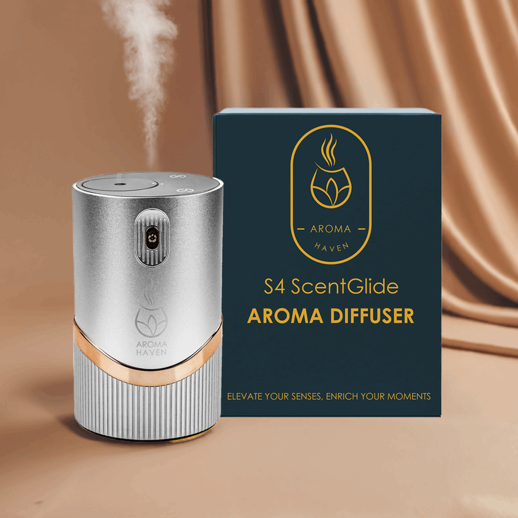 S4 ScentGlide Waterless Diffuser Silver - Aroma Haven