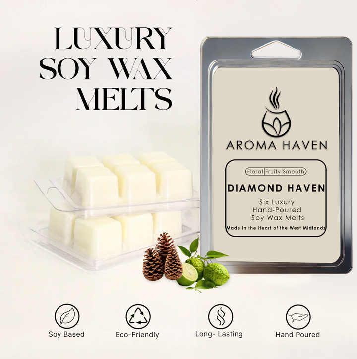 Luxury Floral Soy Wax Melt Collection – Diamond, Lady & Adore Haven