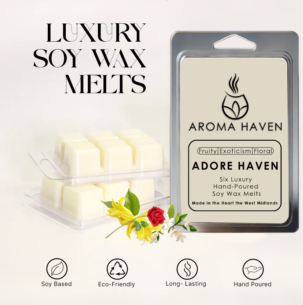 Luxury Floral Soy Wax Melt Collection – Diamond, Lady & Adore Haven
