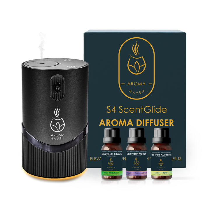 S4 ScentGlide Waterless Diffuser With Essential Oil